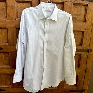 Zegna Cotton Dress Shirt 17 1/2  org. $550 just back from the dry cleaners!